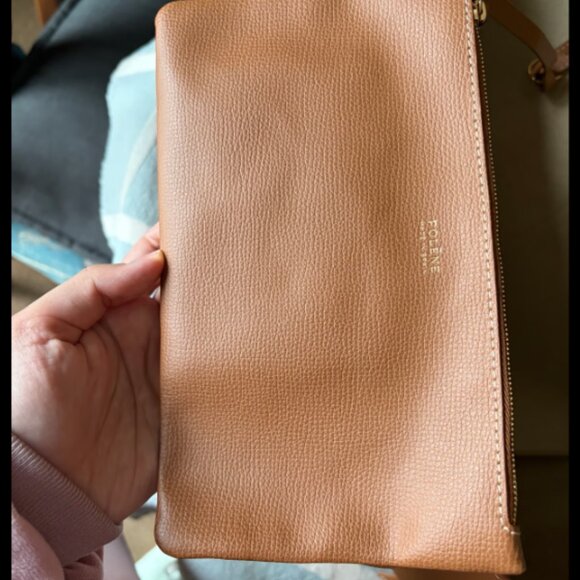 POLÈNE Brown Leather Tote Bag - Picture 7 of 10